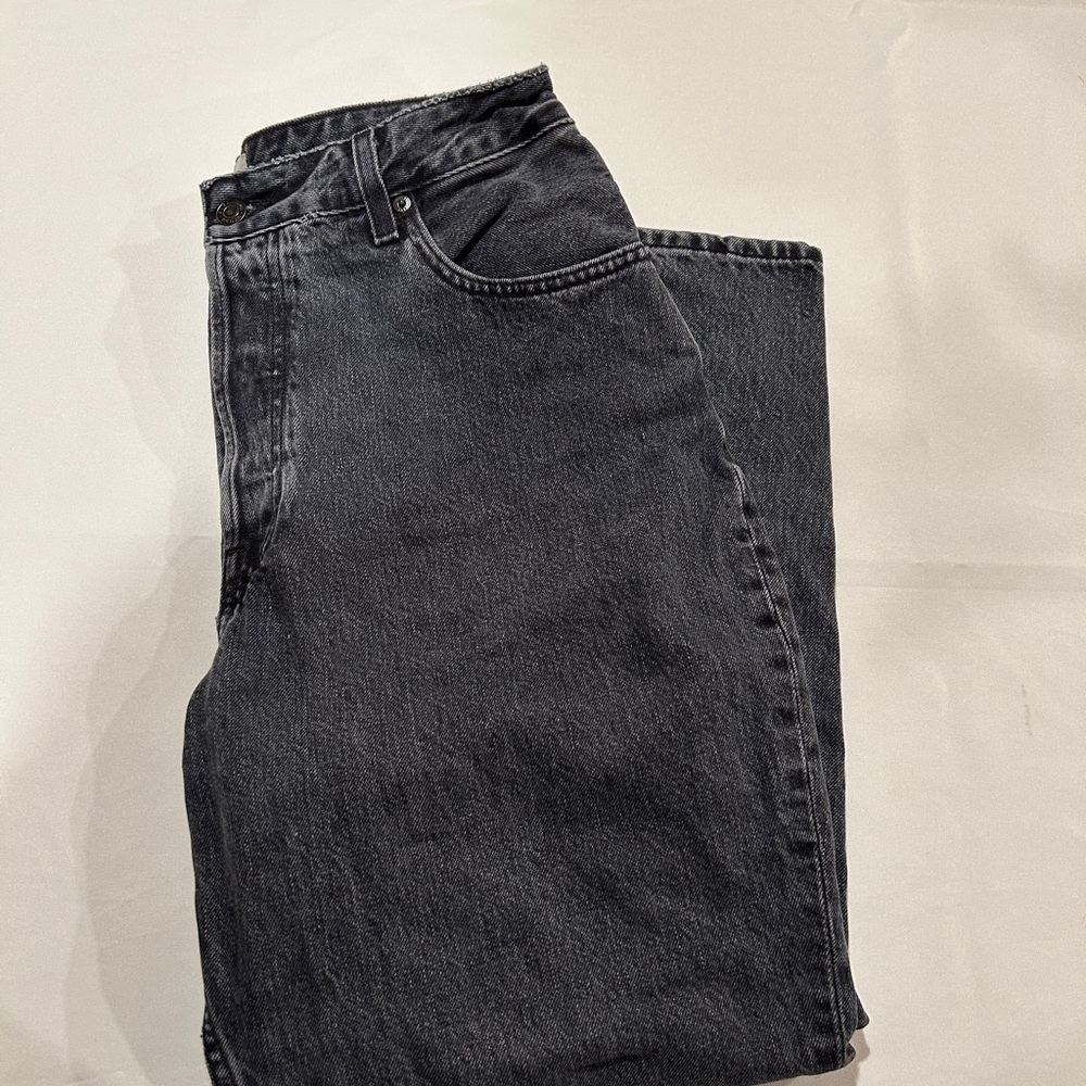 Black Curvy Straight Ankle Jeans